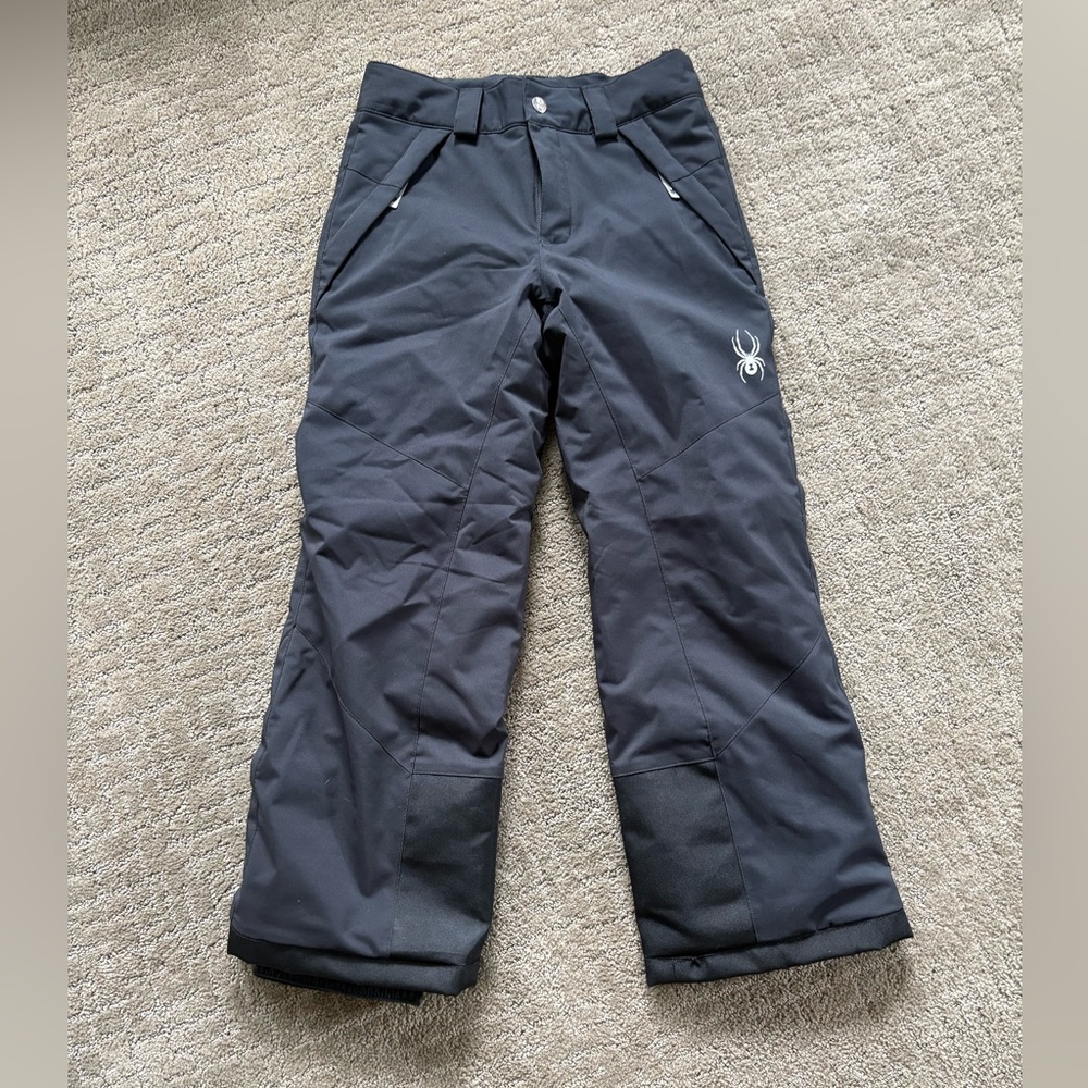 Spyder Kids Black Snow Pants